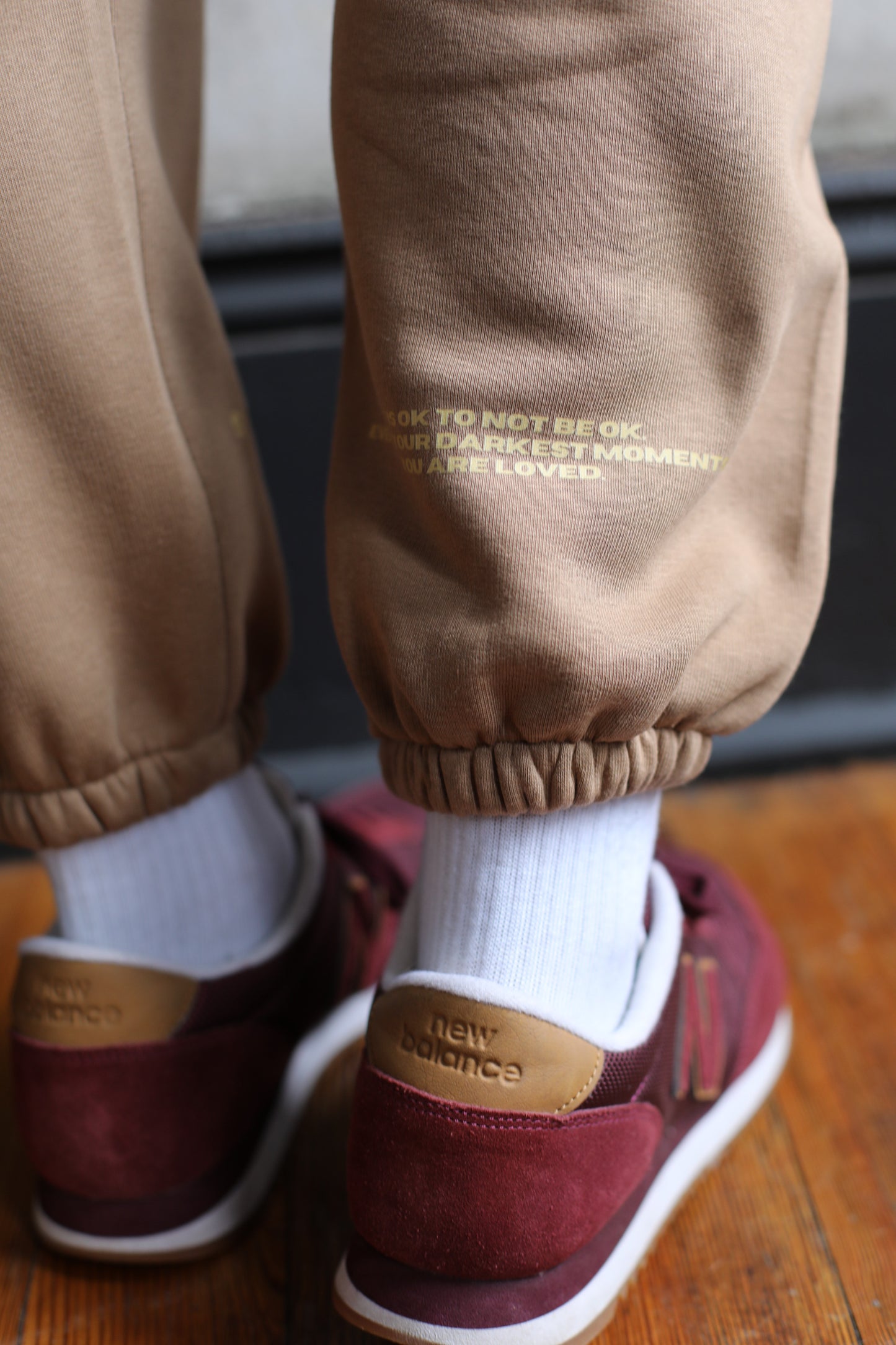 camel strength in tears sweatpants